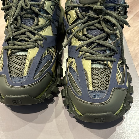 BALENCIAGA Track Sneaker Color: Khaki & Dark Grey Size: 12 - Picture 7 of 10